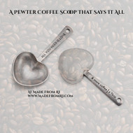 A Coffee Scoop Elegantly Expressing Your Love Of Coffee