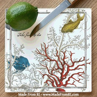 Made From RI - Undersea Coral Cutting Board. In your kitchen's future 