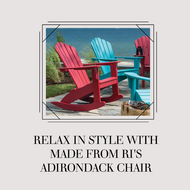 Relax in Style with the Adirondack Harbor View Rocker from Made From RI