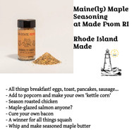 Maine(ly) Maple Seasoning - A Sweet And Tangy Seasoning at Made From RI