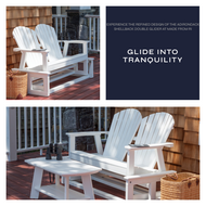 Glide Into Tranquility: The Adirondack Shellback Double Glider at Made From RI