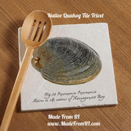 The Native Quahog Tile Trivet and Interesting Quahog Facts