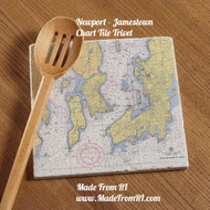 From Another Time: The Newport - Jamestown Chart Tile Trivet