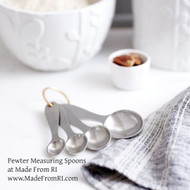 Pewter Measuring Spoons - Simple and Straightforward