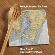 Point Judith Tile Trivet - Charting Adventure