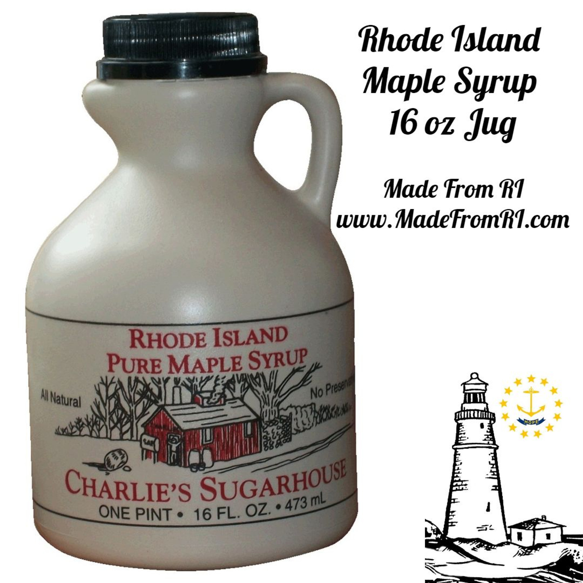 Made From RI A Natural Syrup Made in Rhode Island Made From RI