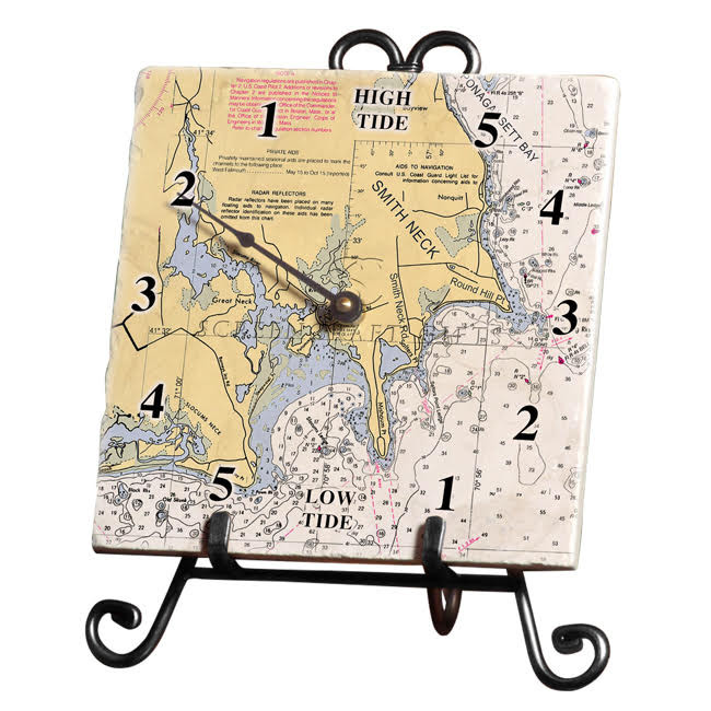 Tile Tide Clock Chart Made From RI