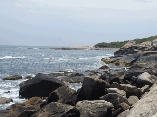 Looking Out To Sea From Black Point