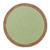 Reversible Round Rug- Bordered Under-Tree-Green