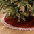 Reversible Round Rug- Bordered Under-Tree-Red