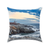 Throw Pillows - View To Sea- Beavertail Lighthouse