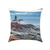 Throw Pillows - View To Sea- Beavertail Lighthouse
