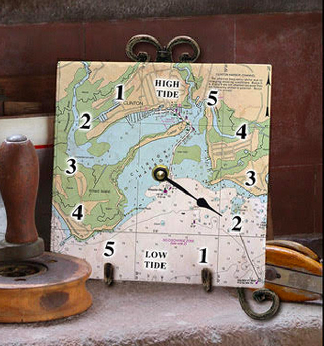 Nature Tide Clocks Made From RI