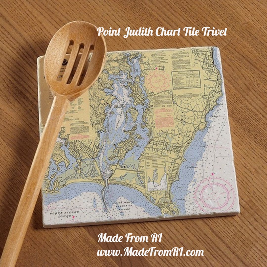 Point Judith Tile Trivet Charting Adventure Made From RI