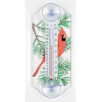 Window Thermometer- Acrylic- Classic - Cardinal