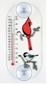 Outside Temperature Thermometer, Crete Acrylic Print