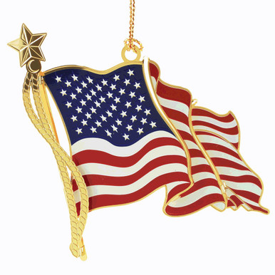 American Flag Ornament