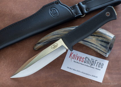 Fallkniven: S1 Forest Knife - Laminated VG10 Steel - Satin Blade - Leather Sheath