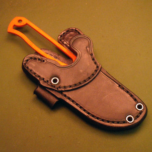KSF Leather: Bravo Necker Leather Belt/Neck Sheath