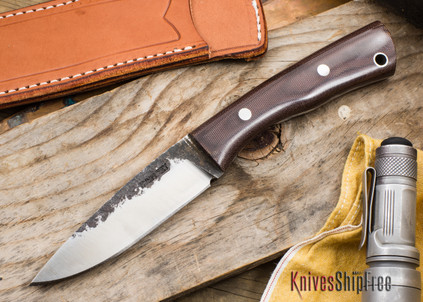 Lon Humphrey: Custom Sterling - Maroon Linen Micarta