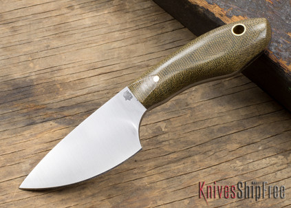 LT Wright Knives: JX3 - Green Canvas Micarta
