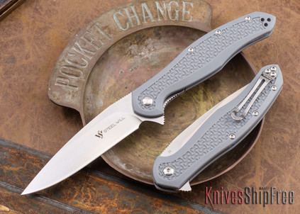 Steel Will Knives: Intrigue - Gray FRN - D2 Steel
