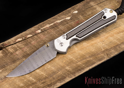 Chris Reeve Knives: Small Sebenza 21 - Bog Oak - Ladder Damascus - 041004