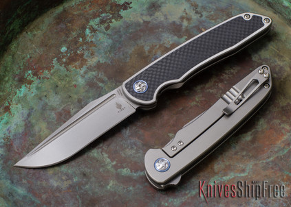 Kizer Cutlery: Matanzas - Titanium Framelock - Carbon Fiber - CPM-S35Vn