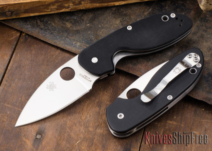 Spyderco: Efficient - Plain Edge - Black G-10