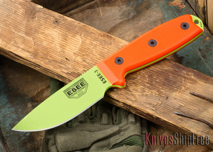 ESEE Knives: ESEE-3PM-VG - Venom Green