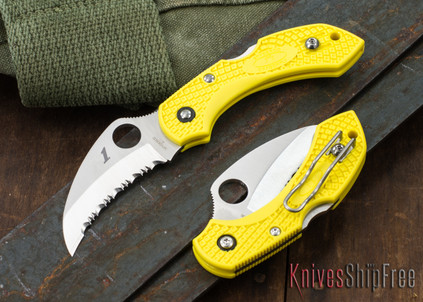 Spyderco: Dragonfly 2 Salt - Hawkbill Serrated - H1 Stainless Steel - C28SYL2HB