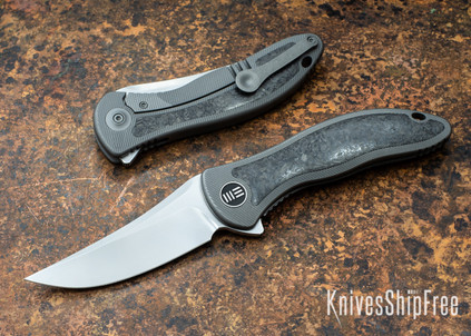 WE Knife: 912 Synergy2 - Integral Titanium Frame - Carbon Fiber Inlay - Bohler M390 - Trailing Point