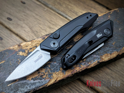 Kershaw Knives: Launch 9 - Black Aluminum - Stonewash - 7250