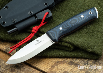 Victorinox: Large Outdoor Master - Linen Micarta - Scandi Grind - Firesteel Included