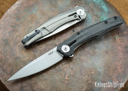 Zero Tolerance: 0707 Flipper - Tuned Detent System - Titanium - Carbon Fiber - CPM-20CV
