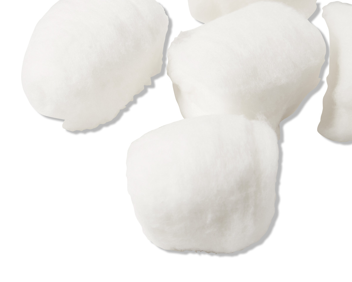 Cotton Balls - Large 5/pk 100pks/Cs - Bioseal Inc