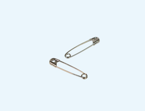 Safety Pins Silver - #0, Silver, 2/pk