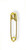 Safety Pins - #00, Gold Brass, 1/pk