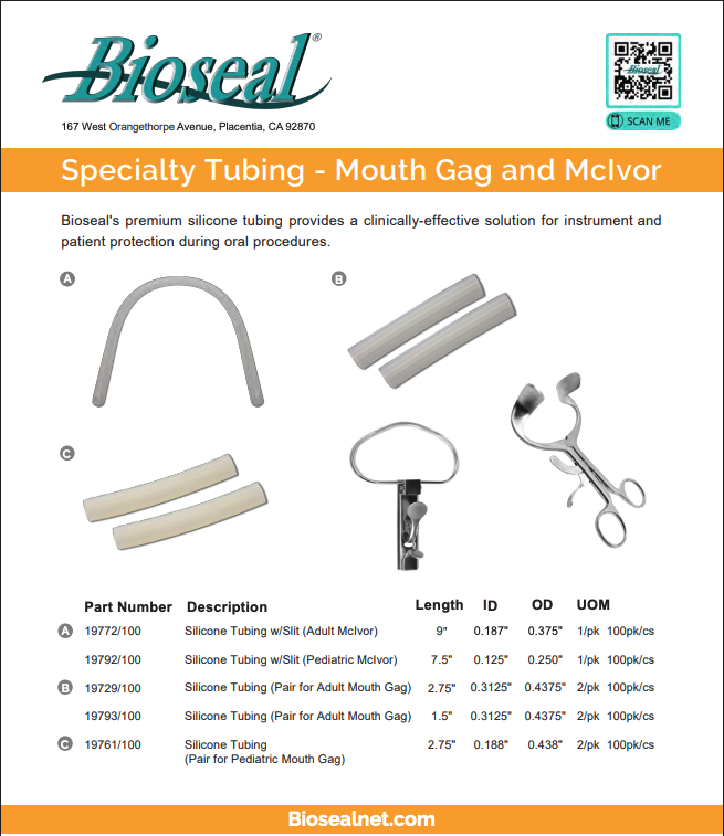 Mouth Gag Tubing