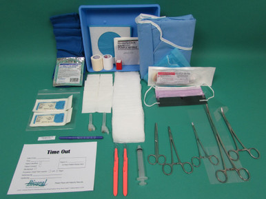 インプラントトレー CORIMPLANT Tray セット Medline Central Line Latex Free Dressing Change Tray with