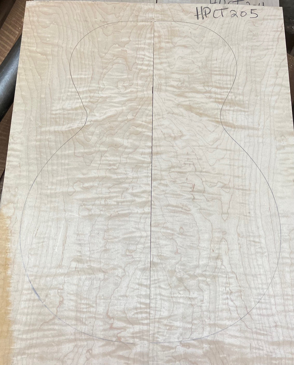 Flame Figured Maple Carve Top | HPCT205 | American Specialty Hardwoods