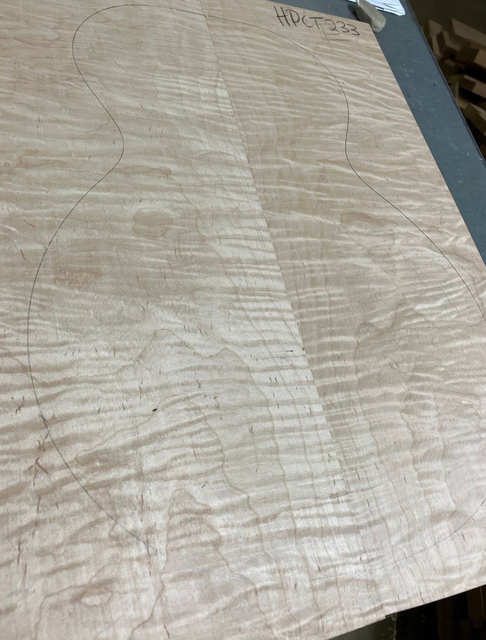 Flame Figured Maple Carve Top | HPCT233 | American Specialty Hardwoods