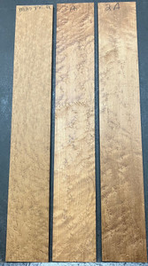 Roasted Birdseye Maple Fretboard | Grades: Master, 3A, 2A | .330” X 3” X 20” Roasted Birdseye Maple Fretboard | Grades: Master, 3A, 2A | .330” X 3” X 20”