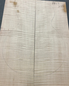 Flame Figured Maple Carve Top | HPCT215 | American Specialty Hardwoods