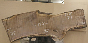 Live Edge Table Top - Black Walnut - TTW717(3.31" x 31" x 122") Live Edge Table Top - Black Walnut - TTW717(3.31" x 31" x 122")