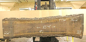 Live Edge Table Top - Black Walnut - TTW762(3.10" x 24" x 124") Live Edge Table Top - Black Walnut - TTW762(3.10" x 24" x 124")