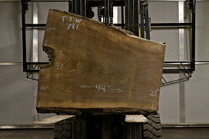 Live Edge Table Top Black Walnut End Table TTW781(2.125" x 37" x 44")