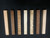 Species mix from left to right.
Cherry, Dark Roast curly maple, Honey Roast curly maple, Natural curly maple, Spalt Maple, Walnut, Sycamore Species mix from left to right.
Cherry, Dark Roast curly maple, Honey Roast curly maple, Natural curly maple, Spalt Maple, Walnut, Sycamore