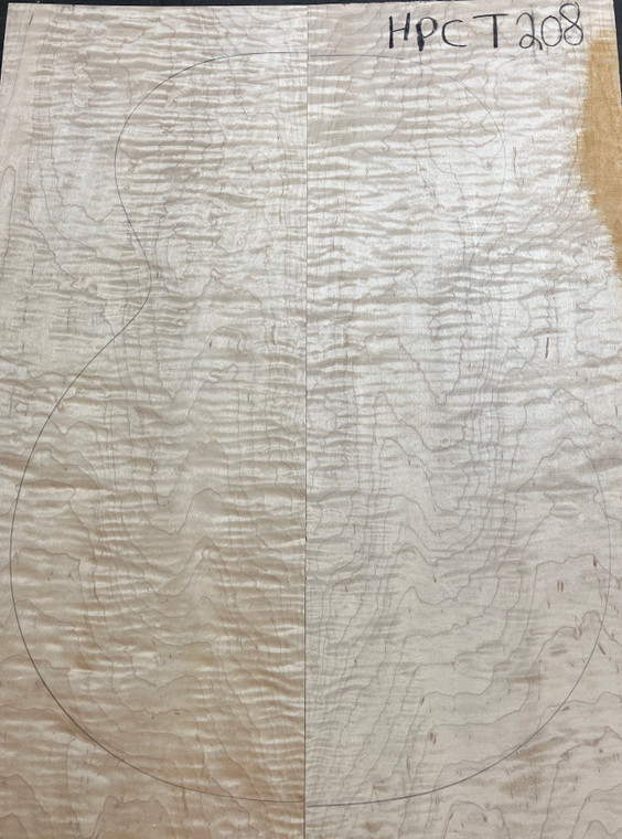 Flame Figured Maple Carve Top | American Specialty Hardwoods