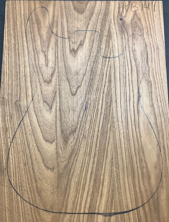 Roasted Swamp Ash Body Blank | 3-Piece Glued | American Specialty Hardwoods
